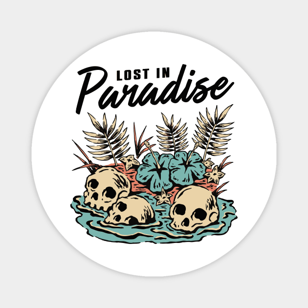 Lost in paradise Magnet by AlexStudio